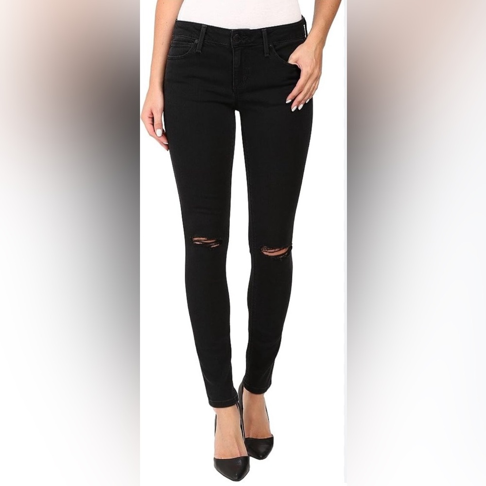 Joe’s Black Ripped Skinny Jeans